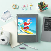 Sticker Surf Père Noël (Couverture iPad)