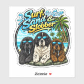 Sticker Surf Sable et Bave (Feuille)