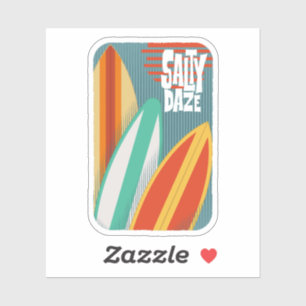 Sticker Surf Salty Daze