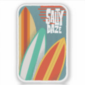 Sticker Surf Salty Daze (Devant)