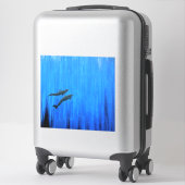 Sticker Surfaces des dauphins #1 (Sur valise)