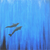 Sticker Surfaces des dauphins #1 (Devant)