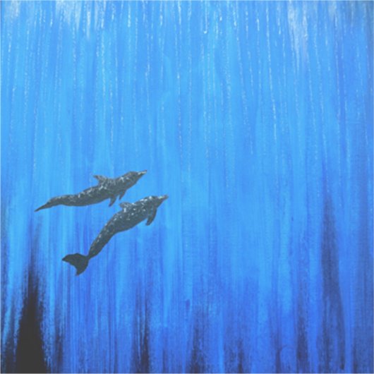 Sticker Surfaces des dauphins #1 (Devant)