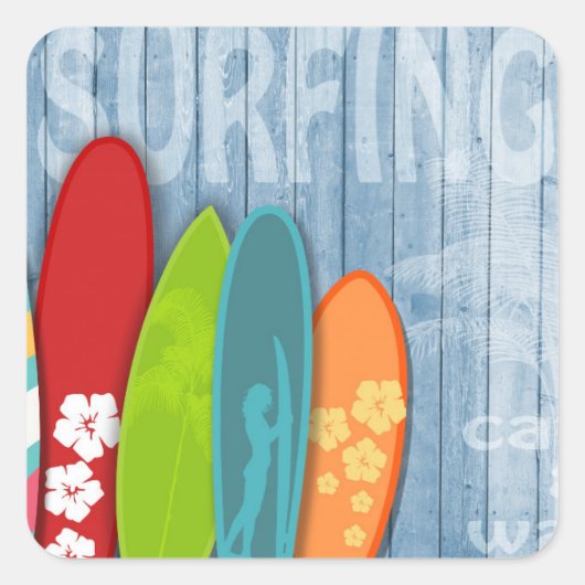 Sticker Surfboards (Devant)