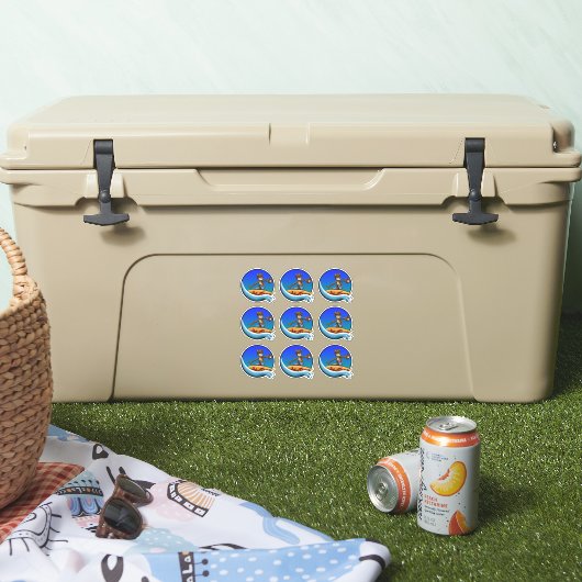 Sticker Surfers (Glacière)