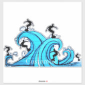 Sticker Surfers Partout Thunder_Cove (Feuille)