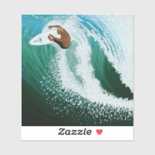 Sticker Surfeur de toit
