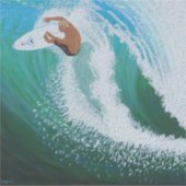 Sticker Surfeur de toit (Devant)