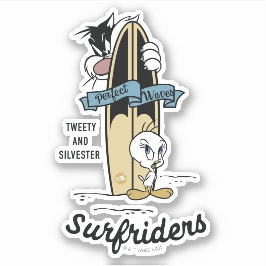 Sticker Surfrigo TWEETY™ et SYLVESTER™ (Devant)
