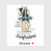 Sticker Surfrigo TWEETY™ et SYLVESTER™ (Feuille)