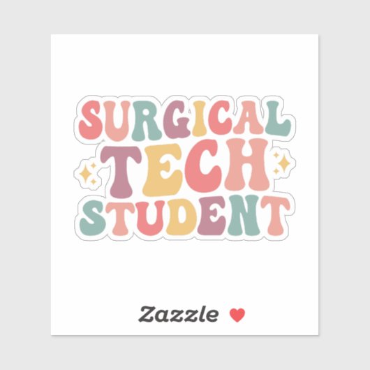 Sticker Surgical Tech Student  (Feuille)