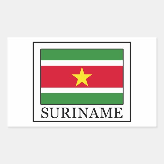 sticker Suriname (Devant)
