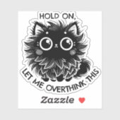 Sticker Surpenser au chat (Feuille)