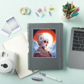 Sticker Surreal Lady Imaginaire Art (Couverture iPad)