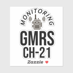 Sticker Surveillance du canal 21 du SRMG