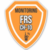 Sticker Surveillance du canal FRS 10 (Devant)