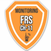 Sticker Surveillance du canal FRS 11 (Devant)