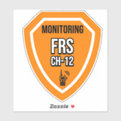 Sticker Surveillance du canal FRS 12 (Feuille)