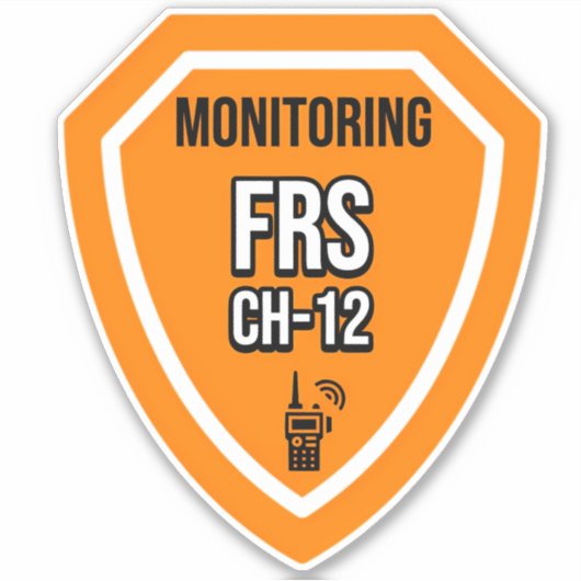 Sticker Surveillance du canal FRS 12 (Devant)