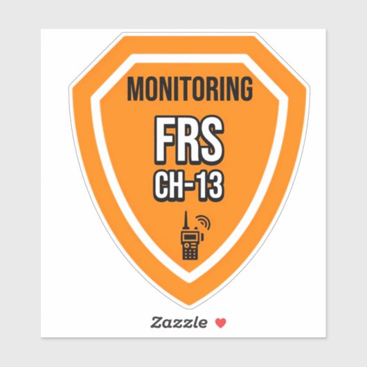 Sticker Surveillance du canal FRS 13 (Feuille)
