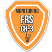 Sticker Surveillance du canal FRS 3 (Devant)