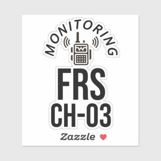 Sticker Surveillance du canal FRS 3 (Feuille)