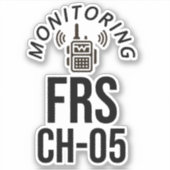 Sticker Surveillance du canal FRS 5 (Devant)
