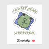 Sticker Survivant de la douleur tumorale (Feuille)