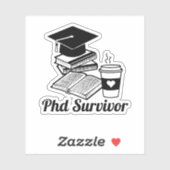 Sticker Survivant de la maladie (Feuille)