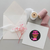 Sticker "Survivor In Pink" - Personnalisable