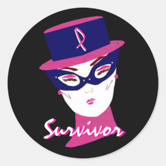 sticker "Survivor in roze I" - 
