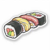 Sticker Sushi de dessin animé (Recto)