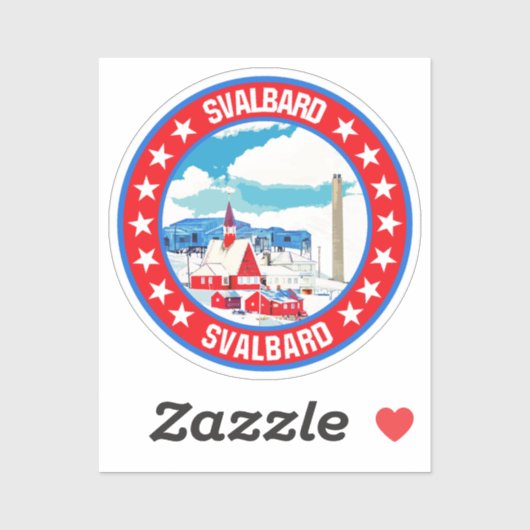Sticker Svalbard (Feuille)