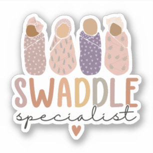Sticker Swaddle Spécialiste L&D NICU Mère Bébé Nurse
