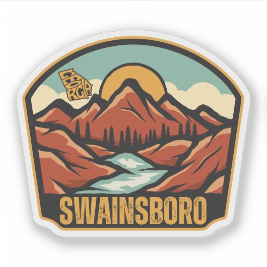 Sticker Swainsboro, Géorgie (Devant)