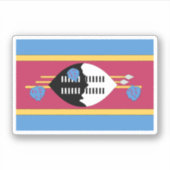 Sticker Swaziland (Devant)