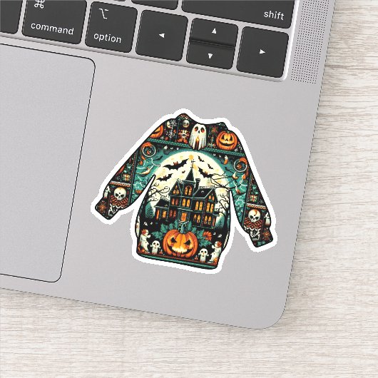 Sticker Sweat Halloween (Détail)