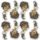 Sticker Sweet African American Boys (Devant)