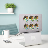 Sticker Sweet African American Girls (Ordinateur portable sur le bureau)
