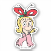 Sticker Sweet Cindy Lou Who Portrait (Devant)