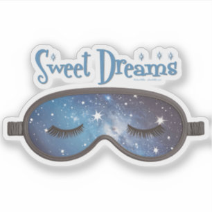 Sticker Sweet Dreams Masque Visage