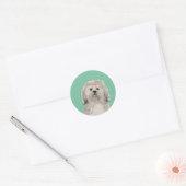 Sticker Sweet Lhasa Apso pour Amoureux de les chie (Enveloppe)