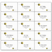 Sticker Sweet Little Honey Bee Adresse individuelle du cli (Devant)