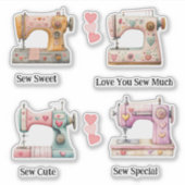 Sticker Sweet Sewing Machine Valentines (Devant)