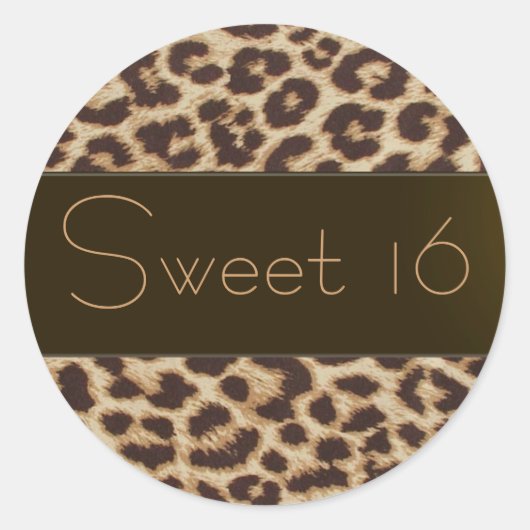 Sticker "Sweet sixteen" (Devant)