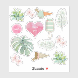 Sticker Sweet Summer Tropical Treat