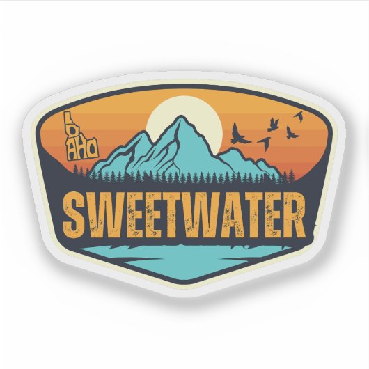 Sticker Sweetwater, Idaho (Devant)