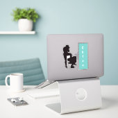 Sticker SWIM - Personnalisé (Ordinateur portable sur le bureau)