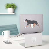 Sticker Swissy (Ordinateur portable sur le bureau)