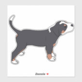 Sticker Swissy Puppy (Feuille)